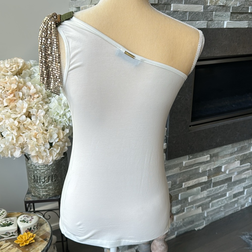 BSB Collection One Shoulder open Tank. Size L - Picture 5 of 8